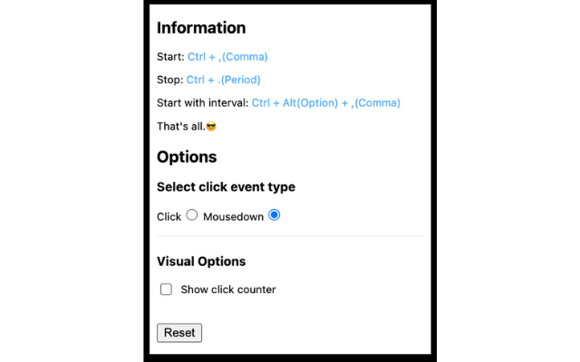 Auto Clicker chrome谷歌浏览器插件_扩展第1张截图