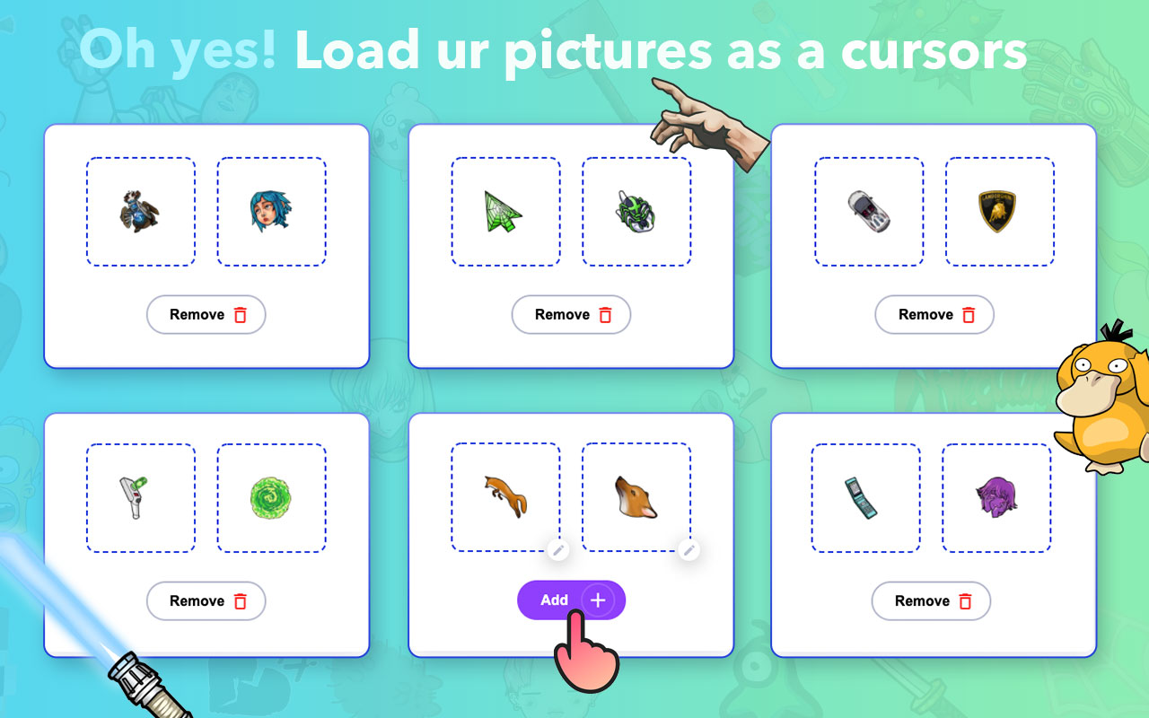Sweezy Cursors ★ Chrome 的自定义光标 chrome谷歌浏览器插件_扩展第2张截图