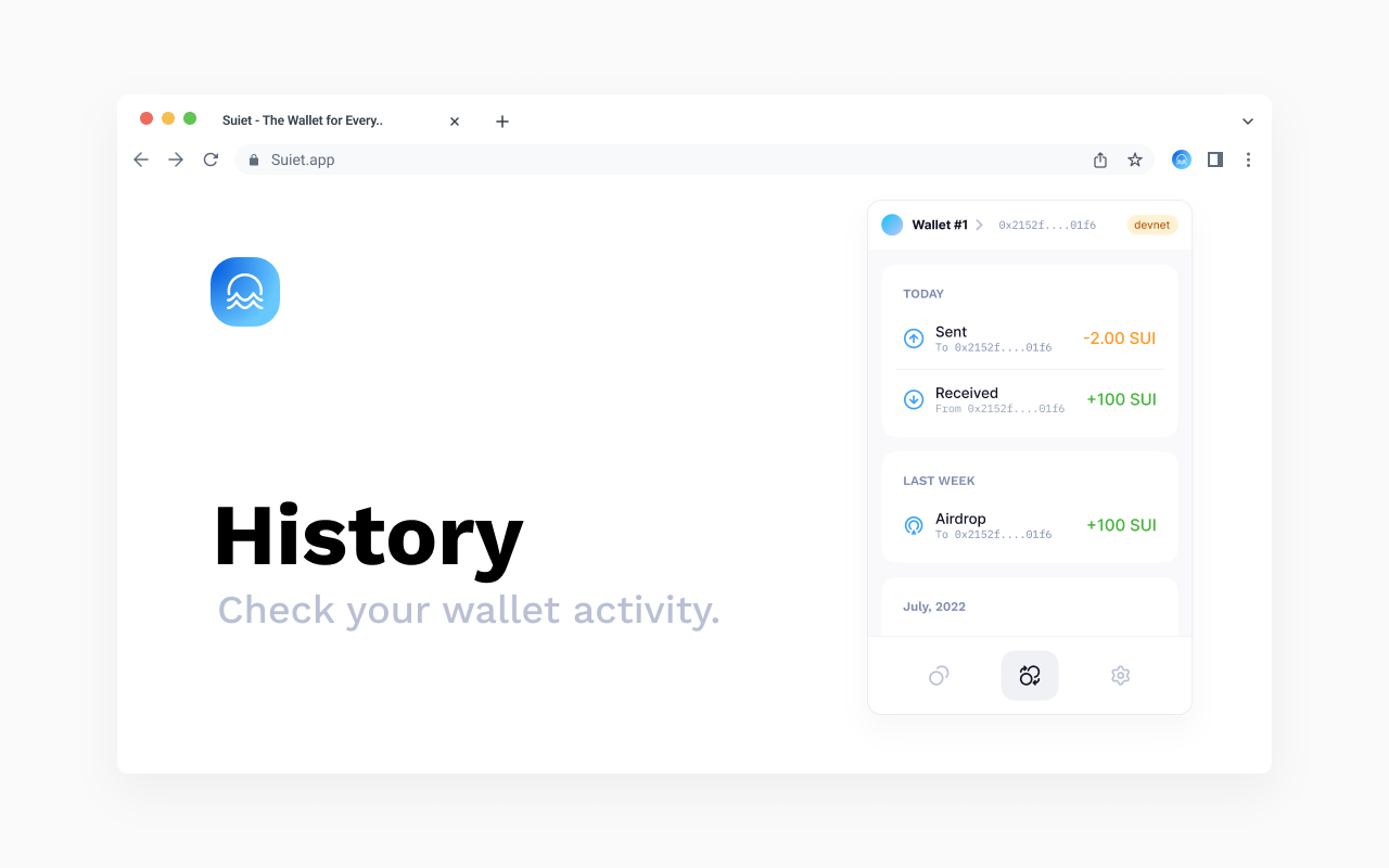 Suiet | Sui Wallet chrome谷歌浏览器插件_扩展第3张截图