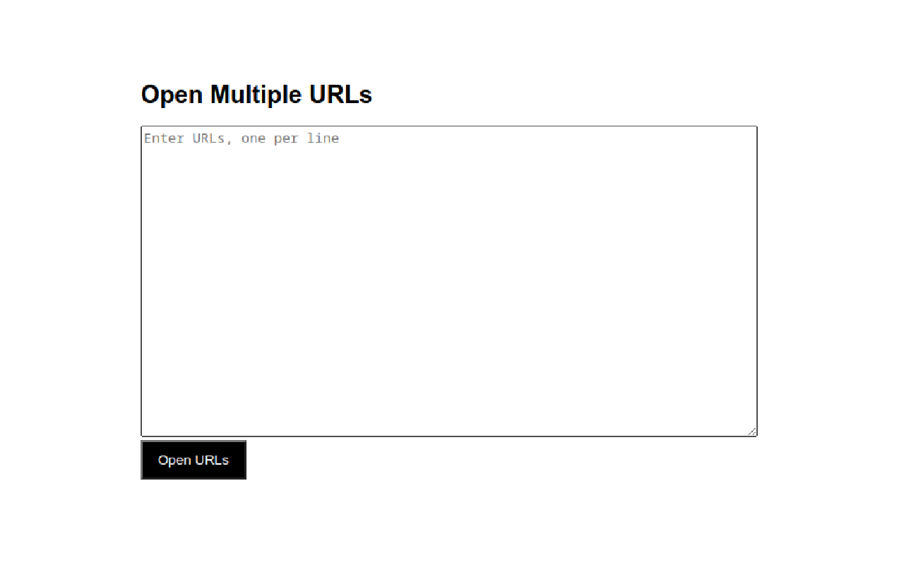 Multi URL Opener chrome谷歌浏览器插件_扩展第1张截图