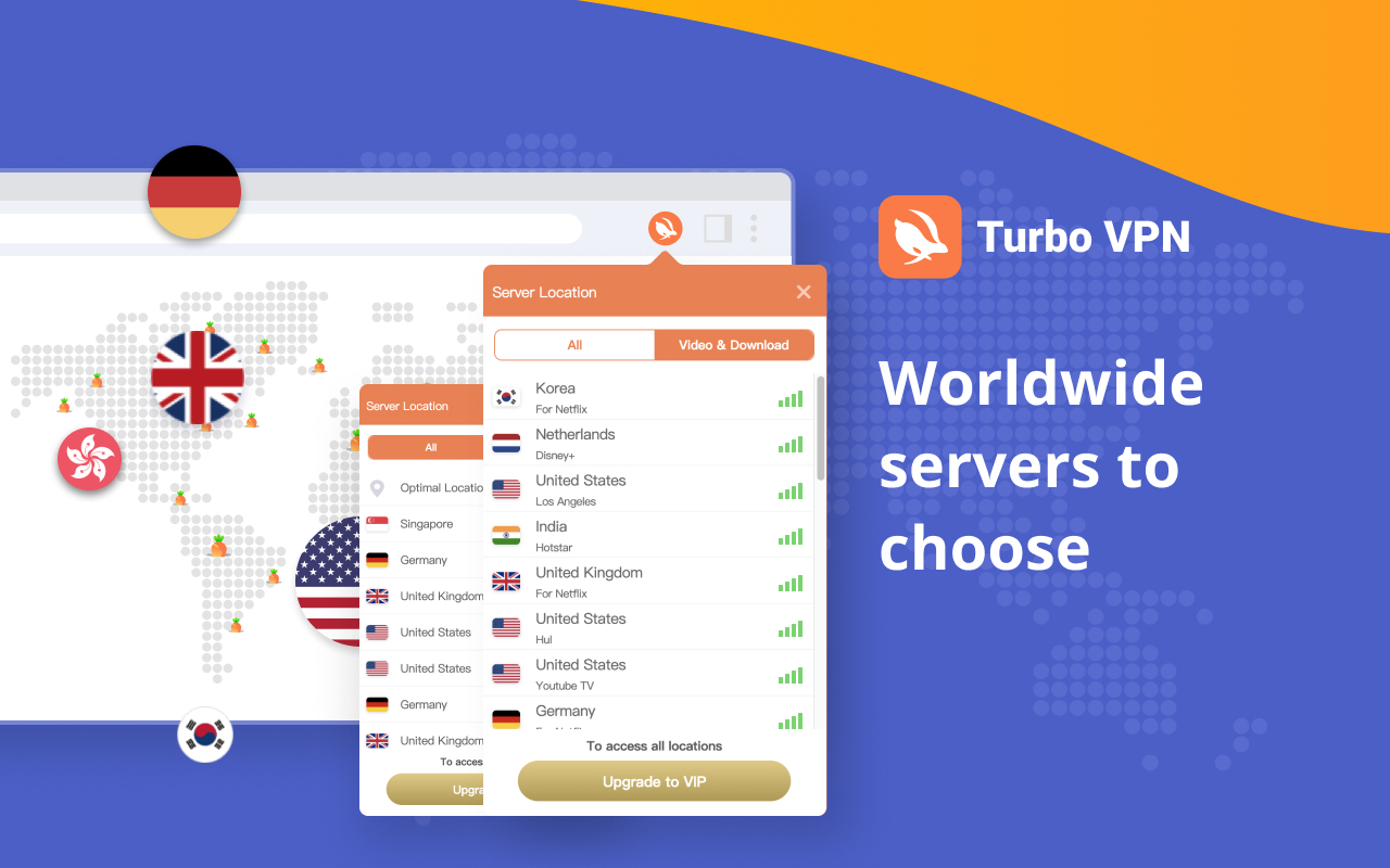 Turbo  - Secure Free  Proxy chrome谷歌浏览器插件_扩展第5张截图