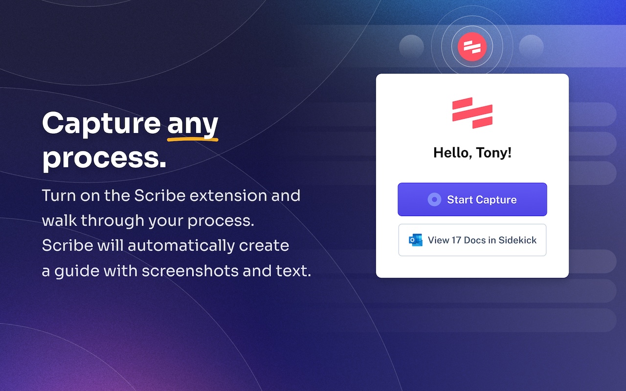 Scribe: AI Documentation, SOPs & Screenshots chrome谷歌浏览器插件_扩展第1张截图