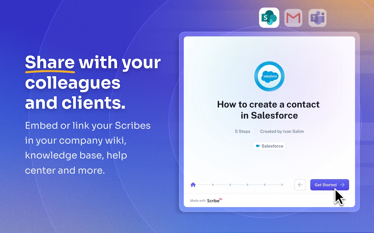 Scribe: AI Documentation, SOPs & Screenshots chrome谷歌浏览器插件_扩展第2张截图