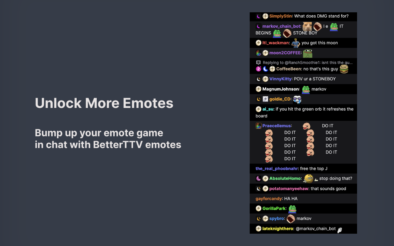 BetterTTV chrome谷歌浏览器插件_扩展第2张截图