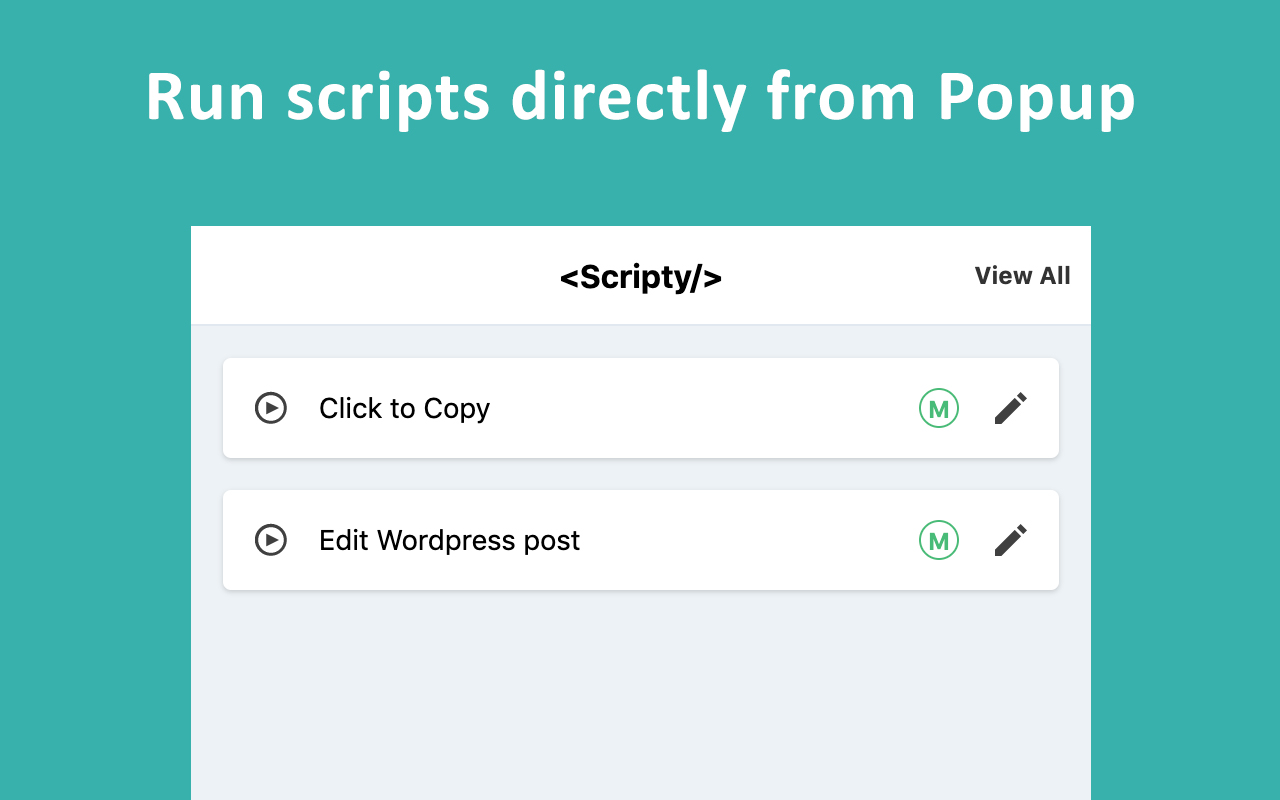 Scripty - Javascript Injector chrome谷歌浏览器插件_扩展第1张截图