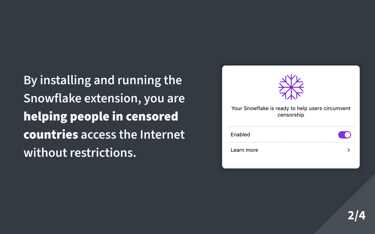 Snowflake chrome谷歌浏览器插件_扩展第1张截图