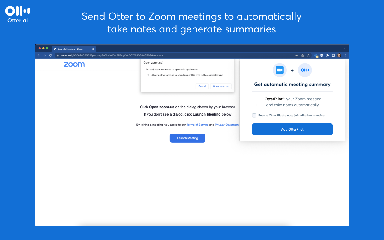 Otter.ai: Record and transcribe meetings chrome谷歌浏览器插件_扩展第1张截图