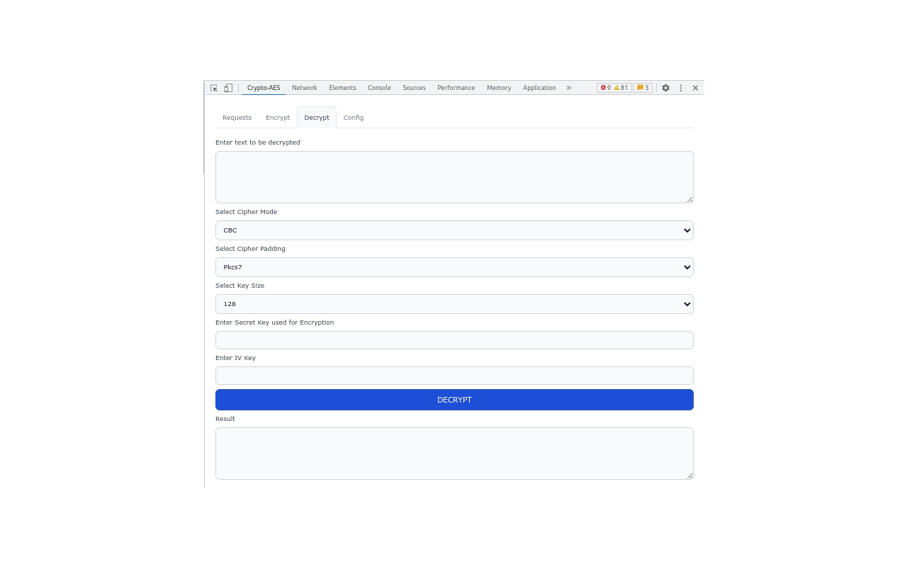 AES-Crypto chrome谷歌浏览器插件_扩展第2张截图