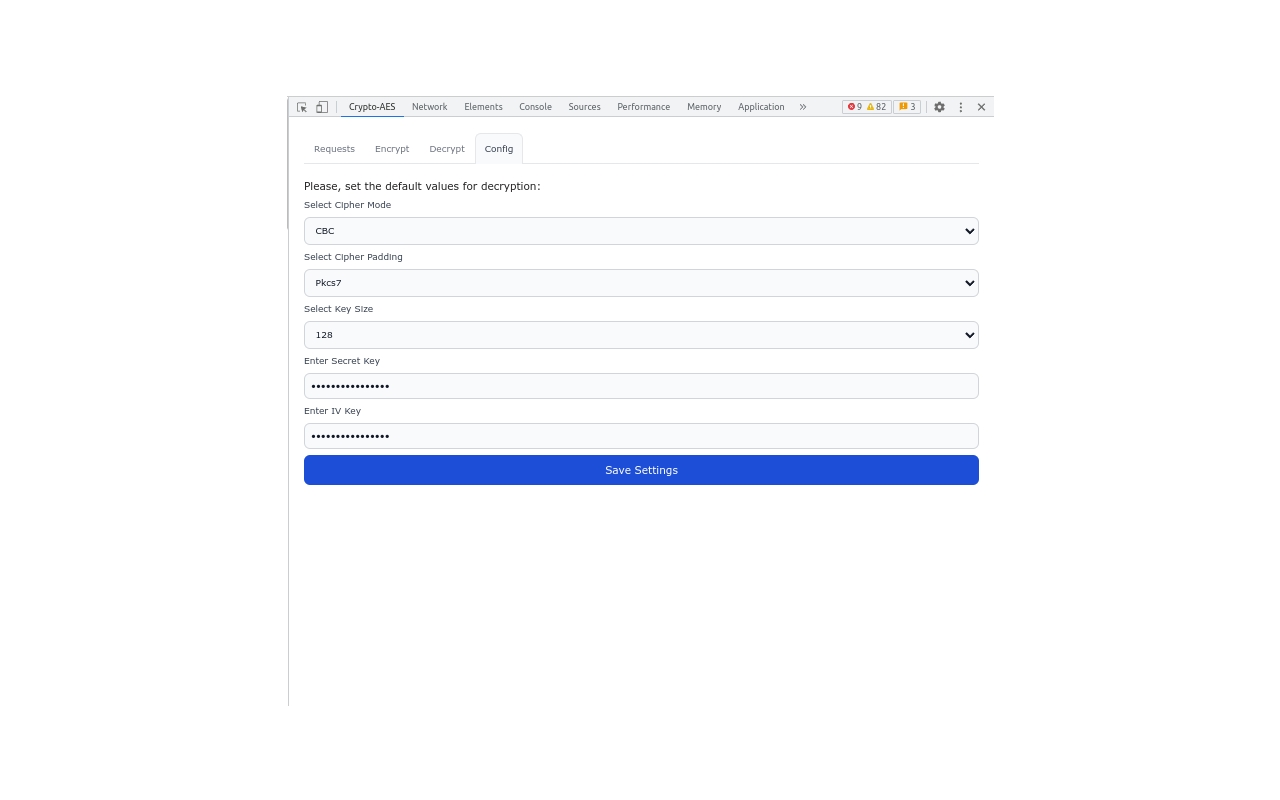 AES-Crypto chrome谷歌浏览器插件_扩展第3张截图