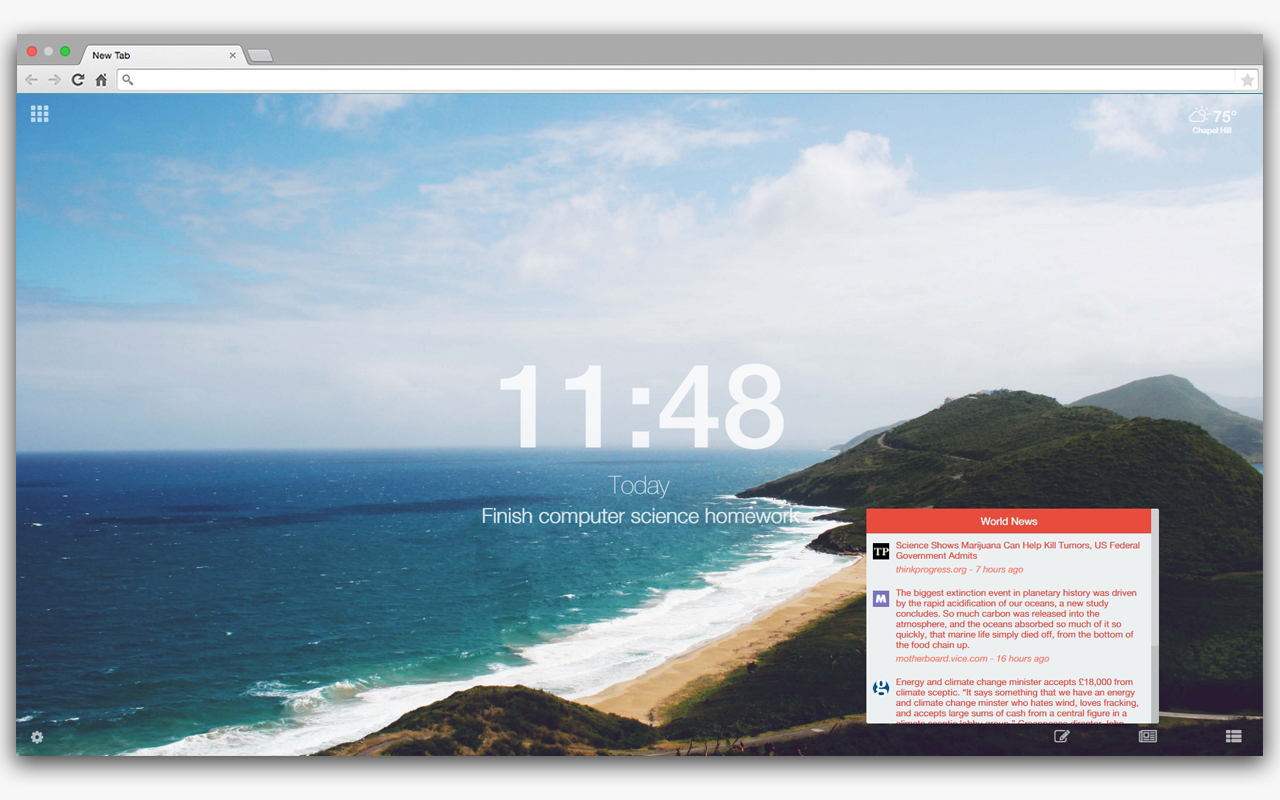 Leoh New Tab chrome谷歌浏览器插件_扩展第5张截图