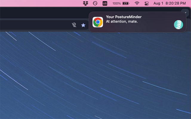 PostureMinder chrome谷歌浏览器插件_扩展第2张截图