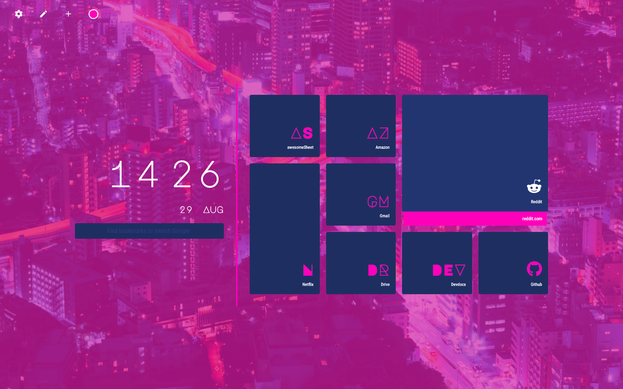 nightTab chrome谷歌浏览器插件_扩展第4张截图