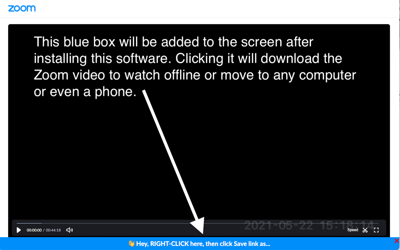 ZED: Zoom Easy Downloader chrome谷歌浏览器插件_扩展第4张截图