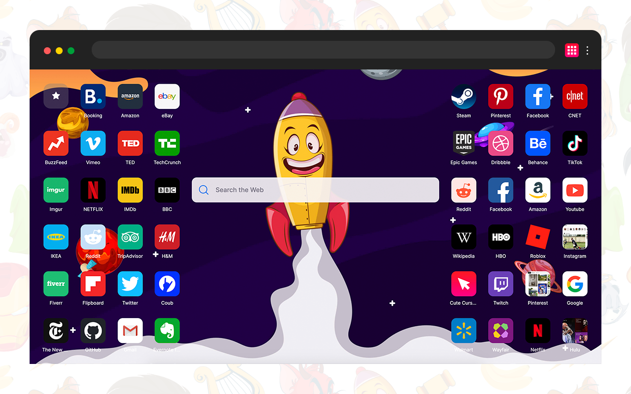 Cute Tab - Custom Dashboard chrome谷歌浏览器插件_扩展第2张截图