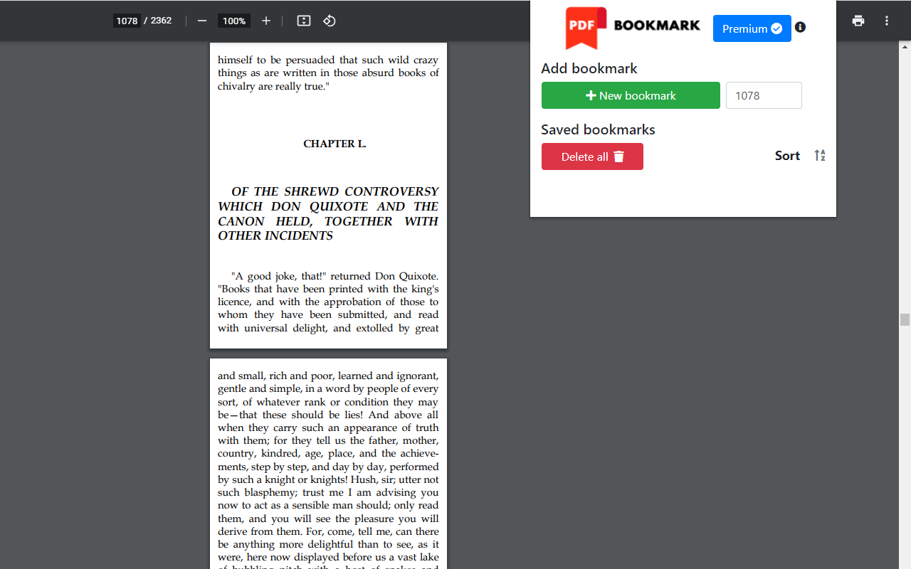 PDF Bookmark chrome谷歌浏览器插件_扩展第3张截图