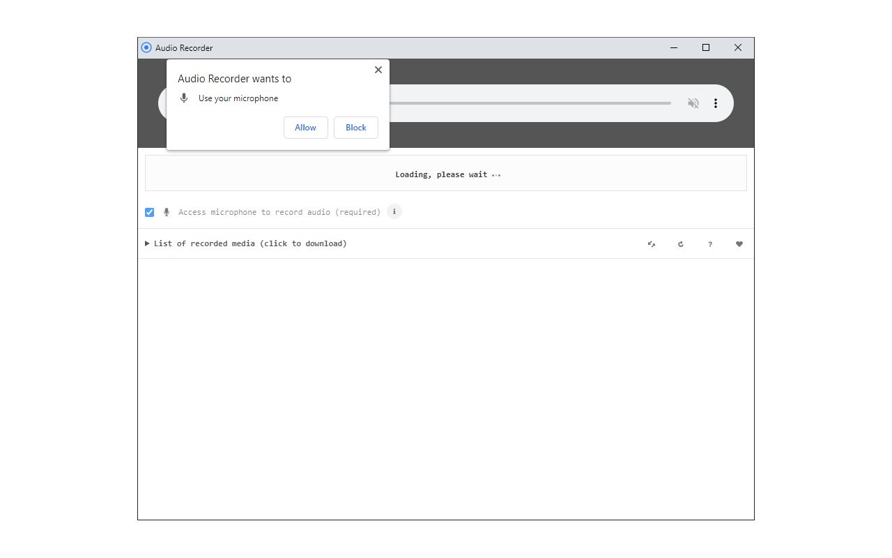 Audio Recorder chrome谷歌浏览器插件_扩展第1张截图