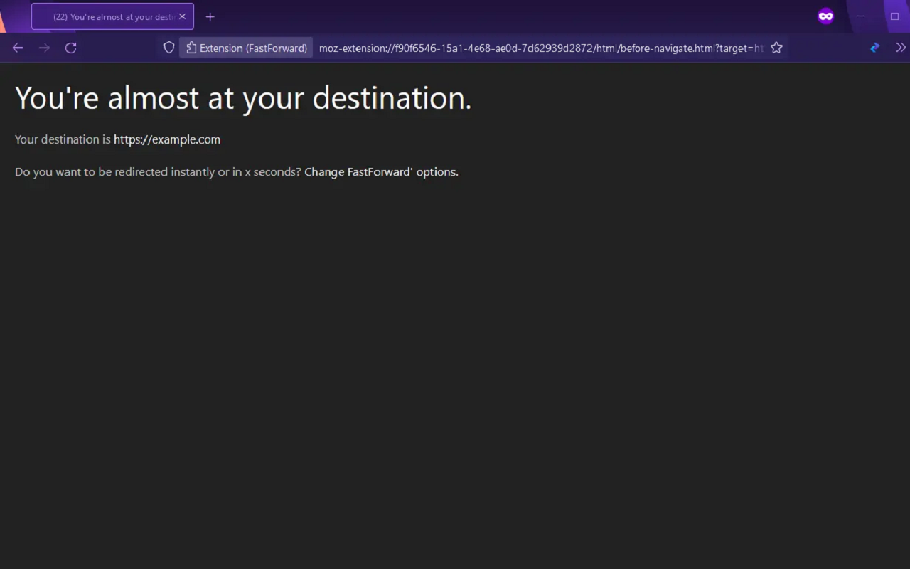 FastForward chrome谷歌浏览器插件_扩展第1张截图