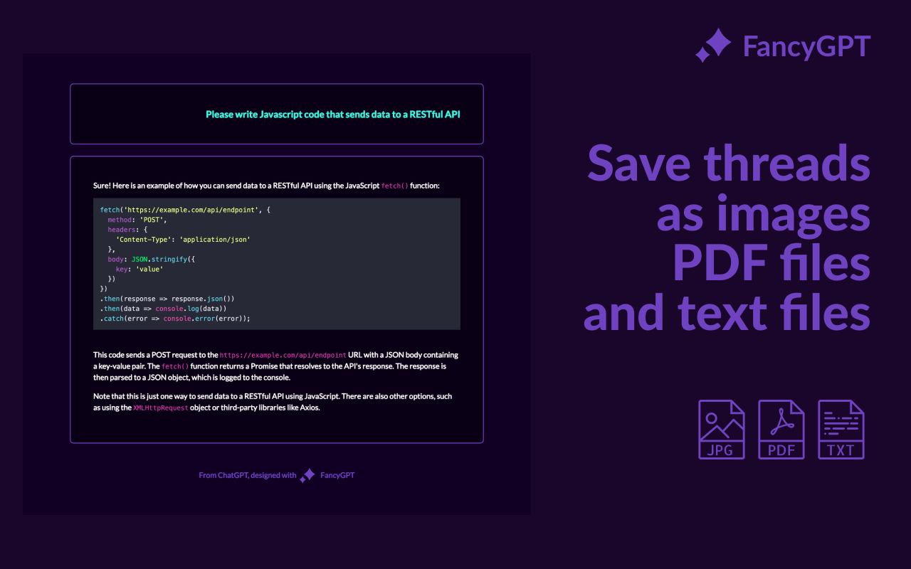 FancyGPT chrome谷歌浏览器插件_扩展第3张截图