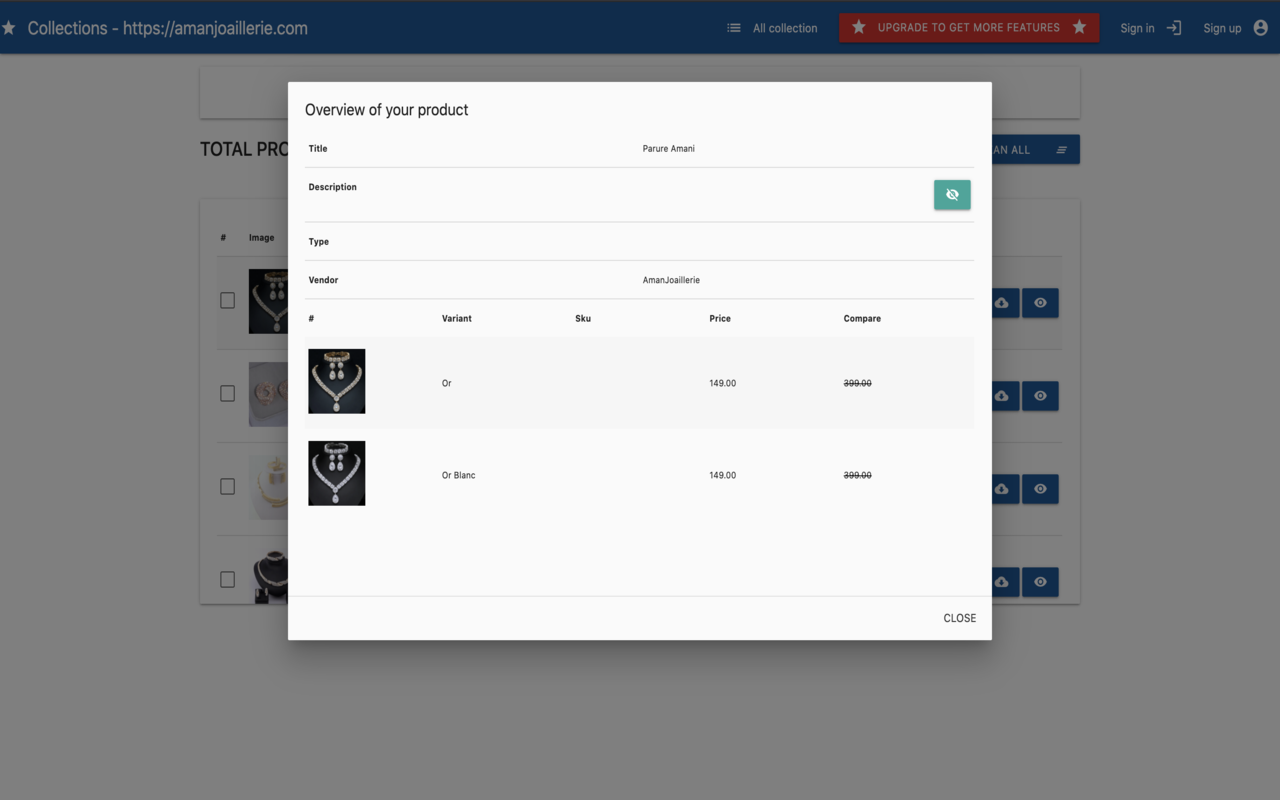 Shopify Scraper chrome谷歌浏览器插件_扩展第1张截图