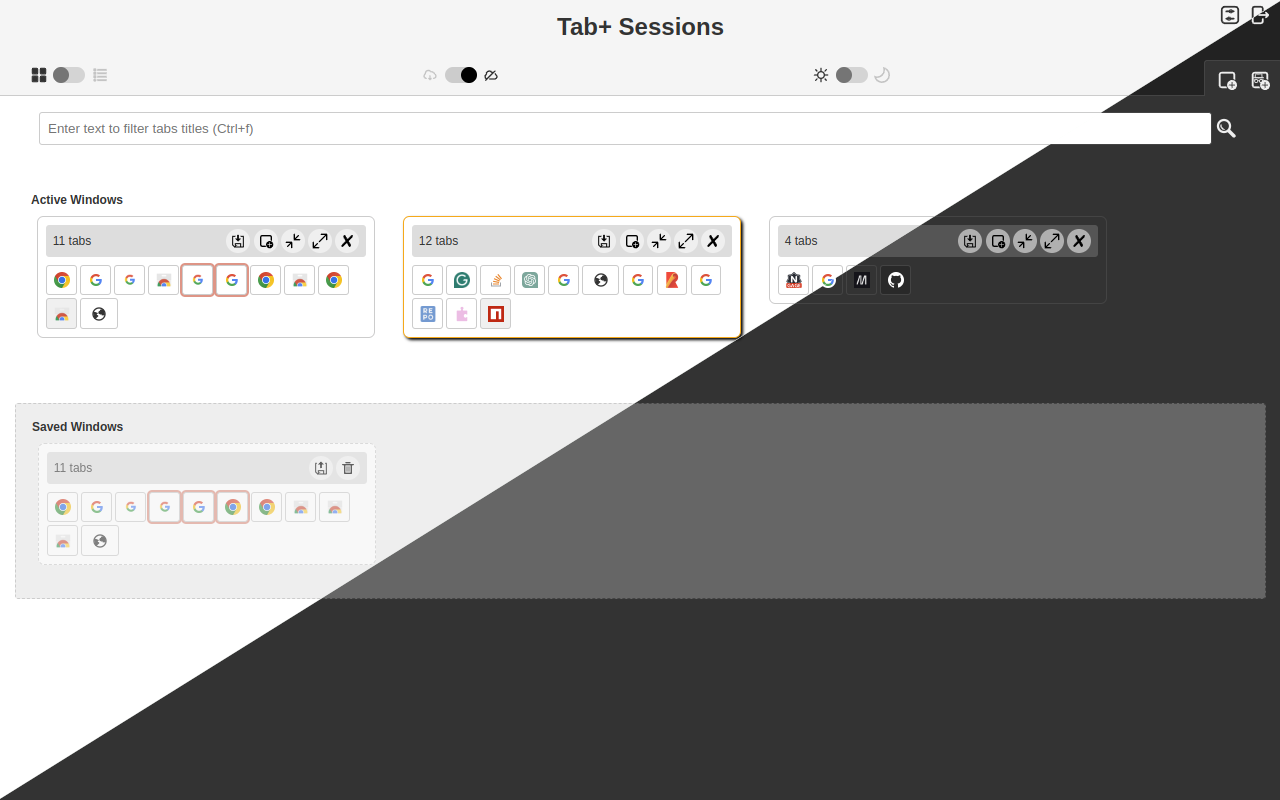 Tab+ chrome谷歌浏览器插件_扩展第3张截图