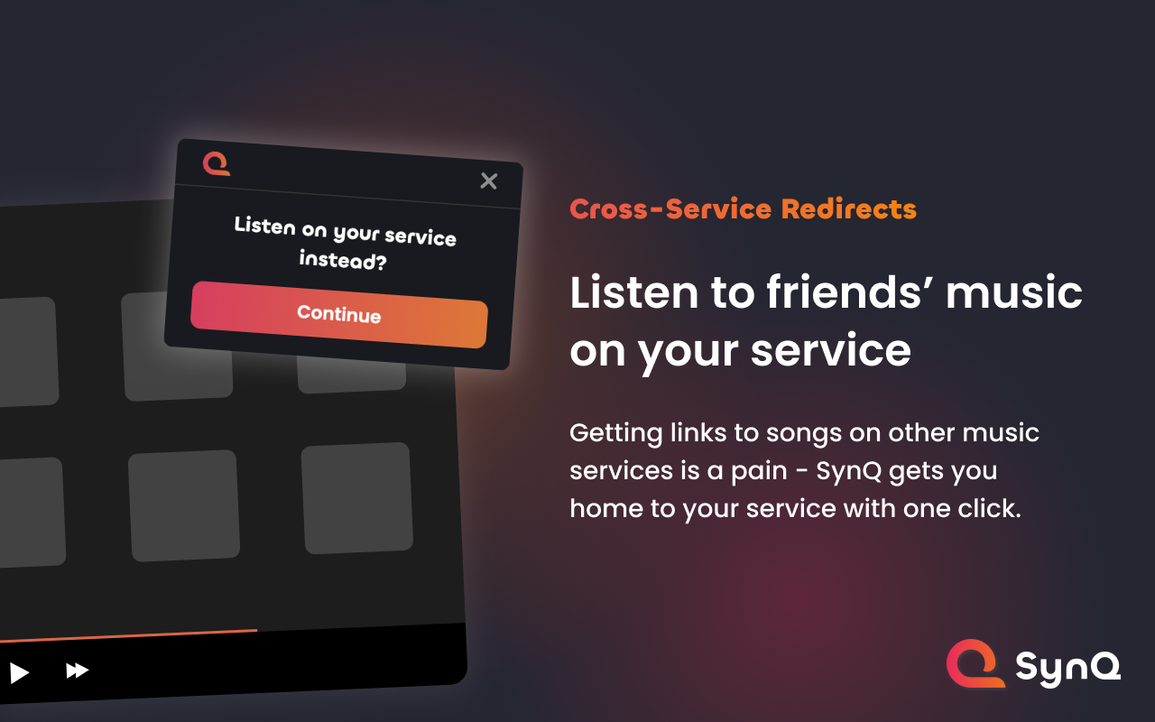 SynQ for Spotify, YouTube, Amazon Music, more chrome谷歌浏览器插件_扩展第4张截图