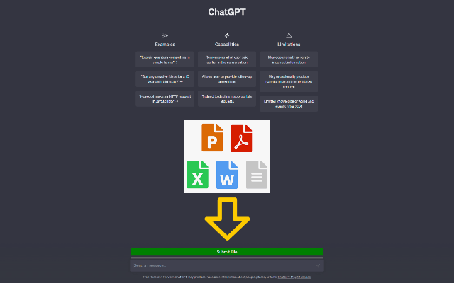 ChatGPT文件上传&对话保存 chrome谷歌浏览器插件_扩展第1张截图