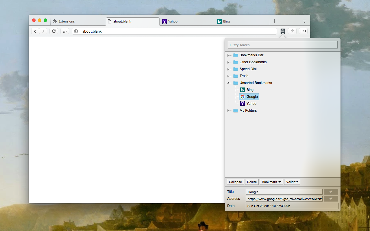 Bookmark Manager and Viewer chrome谷歌浏览器插件_扩展第1张截图