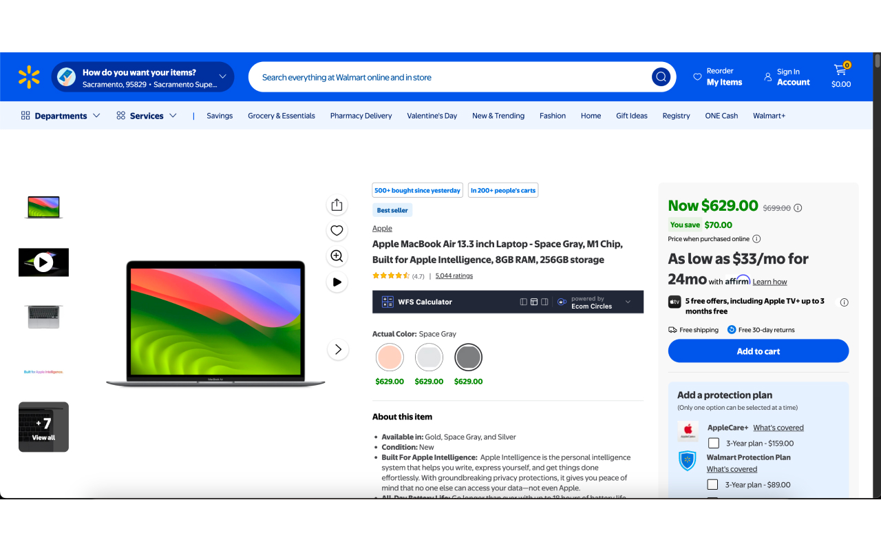 Walmart WFS Profit Calculator chrome谷歌浏览器插件_扩展第1张截图