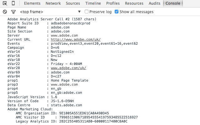 Debugger for Adobe Analytics chrome谷歌浏览器插件_扩展第1张截图