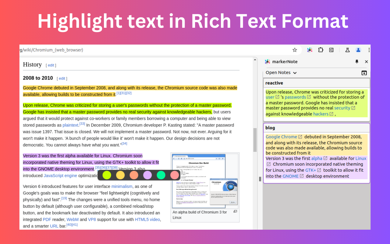 markerNote - 网页、PDF 荧光笔和注释 chrome谷歌浏览器插件_扩展第2张截图