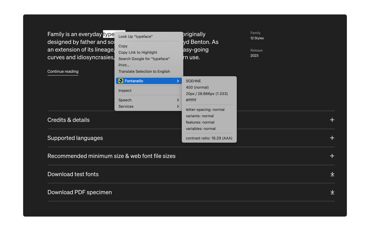 Fontanello chrome谷歌浏览器插件_扩展第3张截图