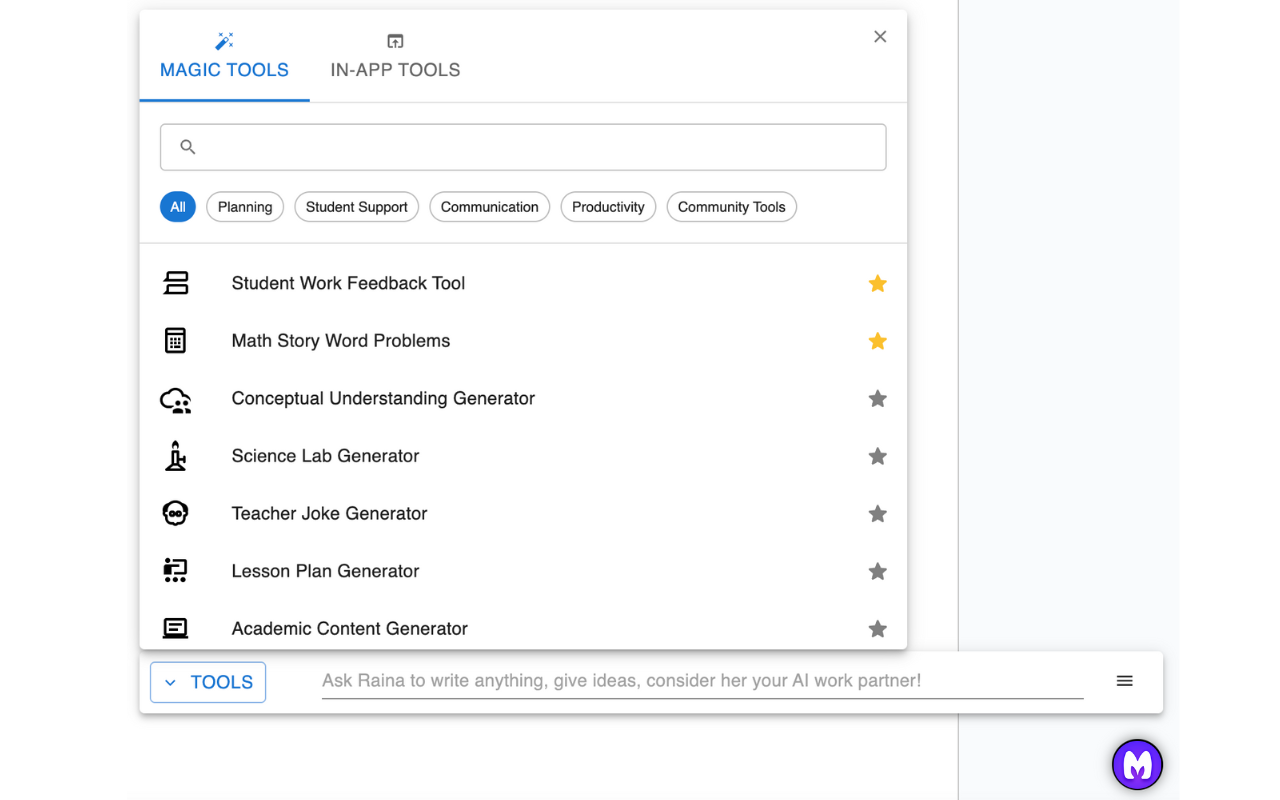 MagicSchool AI - AI Assistant for Teachers chrome谷歌浏览器插件_扩展第3张截图