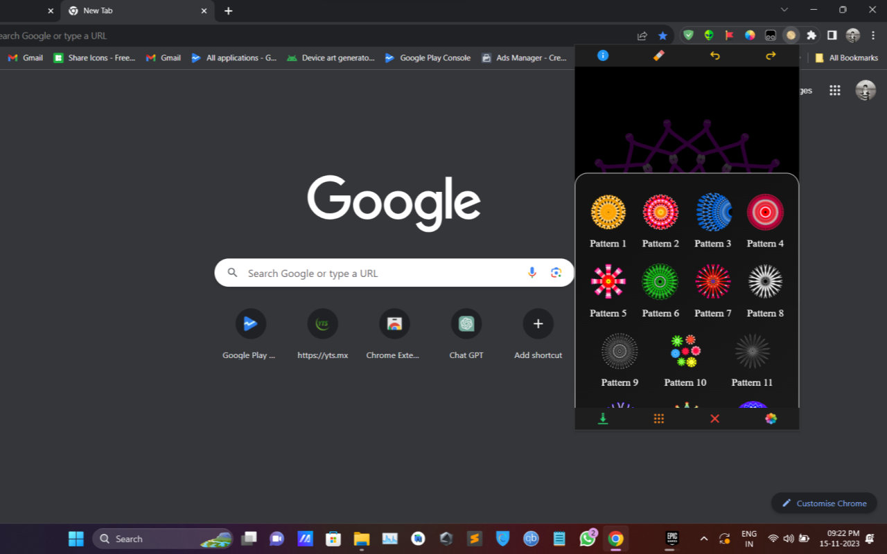 Mandala Maker chrome谷歌浏览器插件_扩展第2张截图