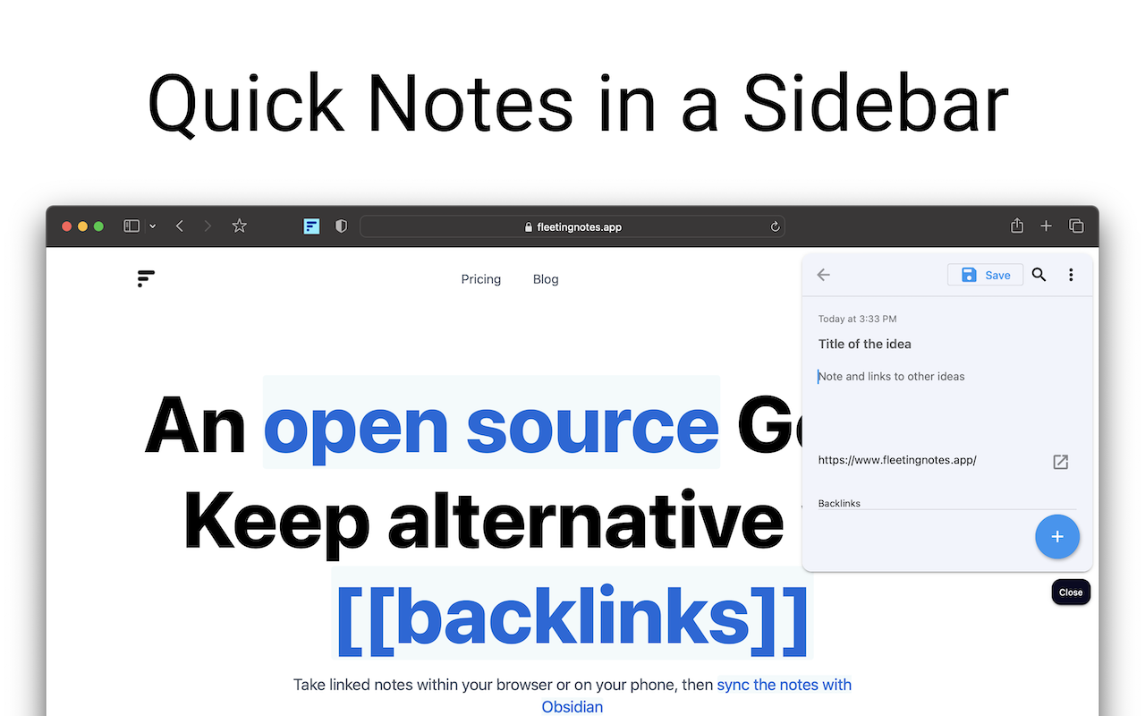 Fleeting Notes chrome谷歌浏览器插件_扩展第3张截图