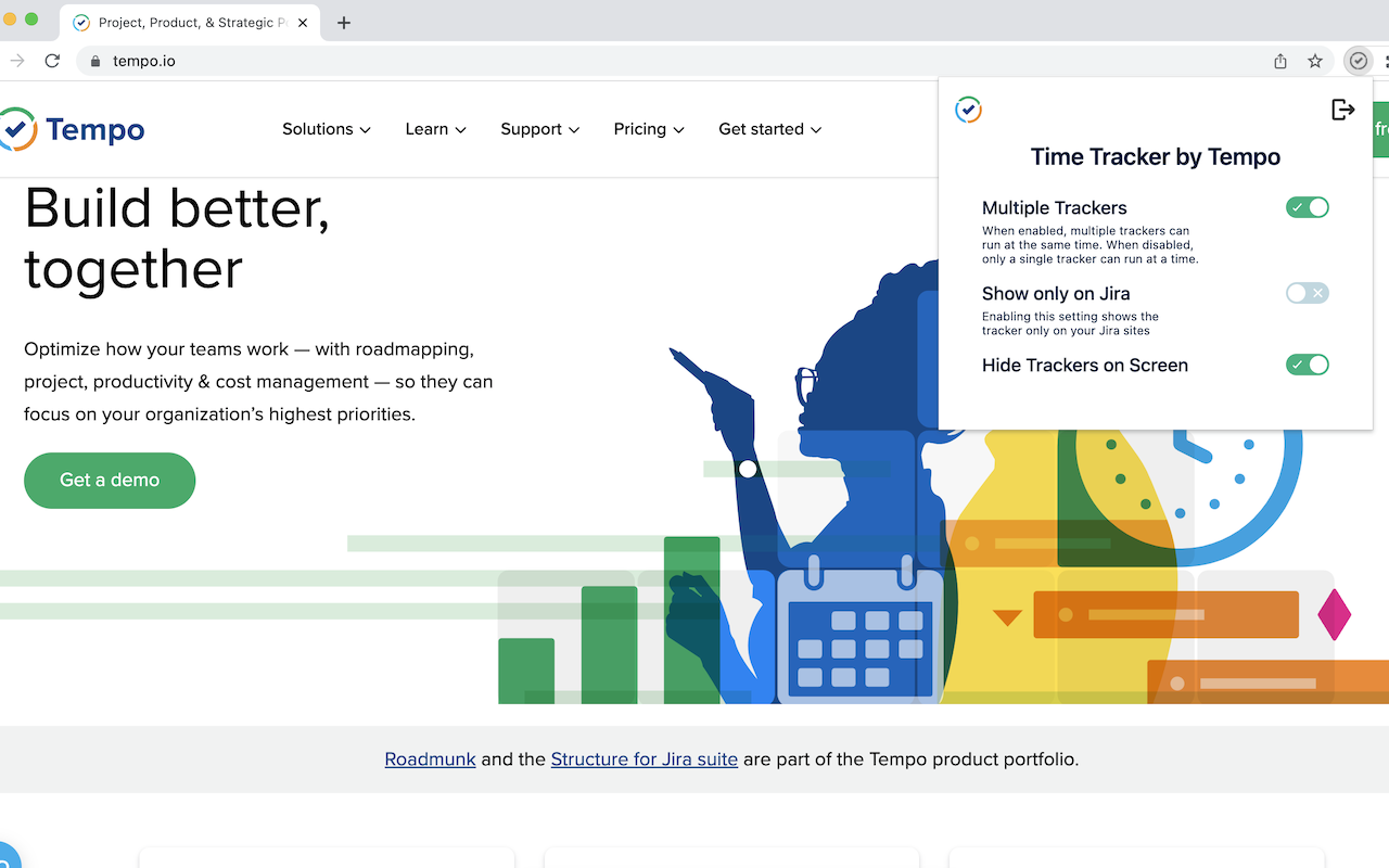 Time Tracker by Tempo chrome谷歌浏览器插件_扩展第1张截图