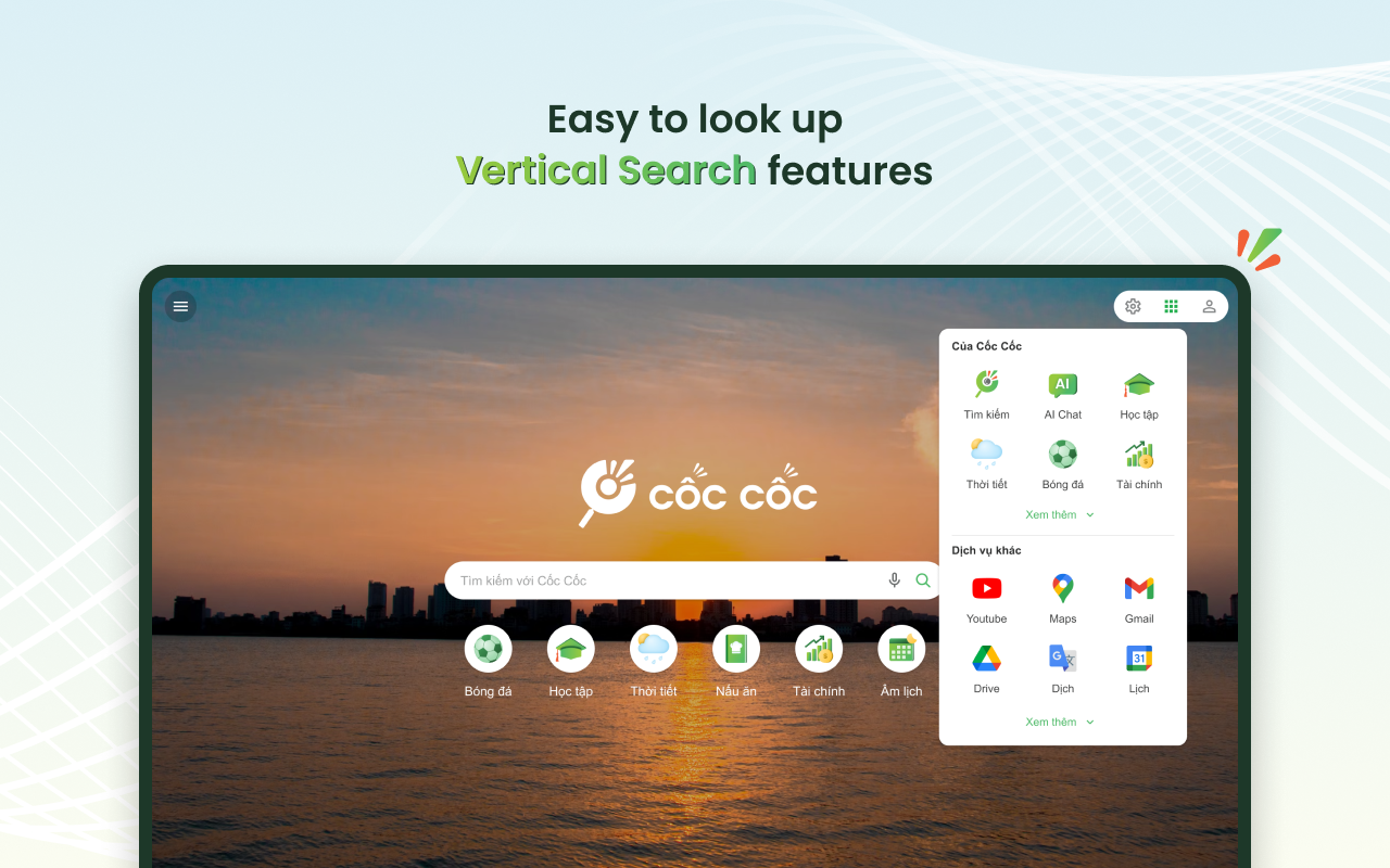 Cốc Cốc Search chrome谷歌浏览器插件_扩展第3张截图