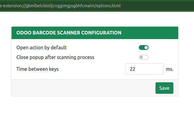 Odoo Barcode Scanner chrome谷歌浏览器插件_扩展第2张截图