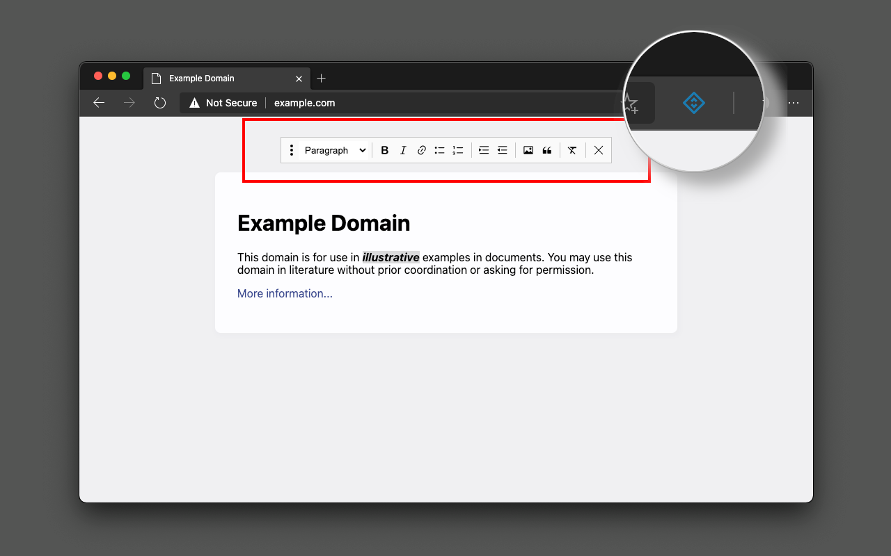 Design Mode - Page's Rich Text Editor chrome谷歌浏览器插件_扩展第2张截图