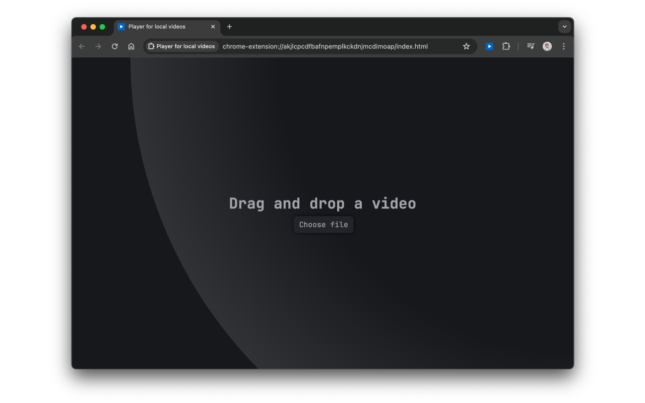 Player for local videos chrome谷歌浏览器插件_扩展第4张截图