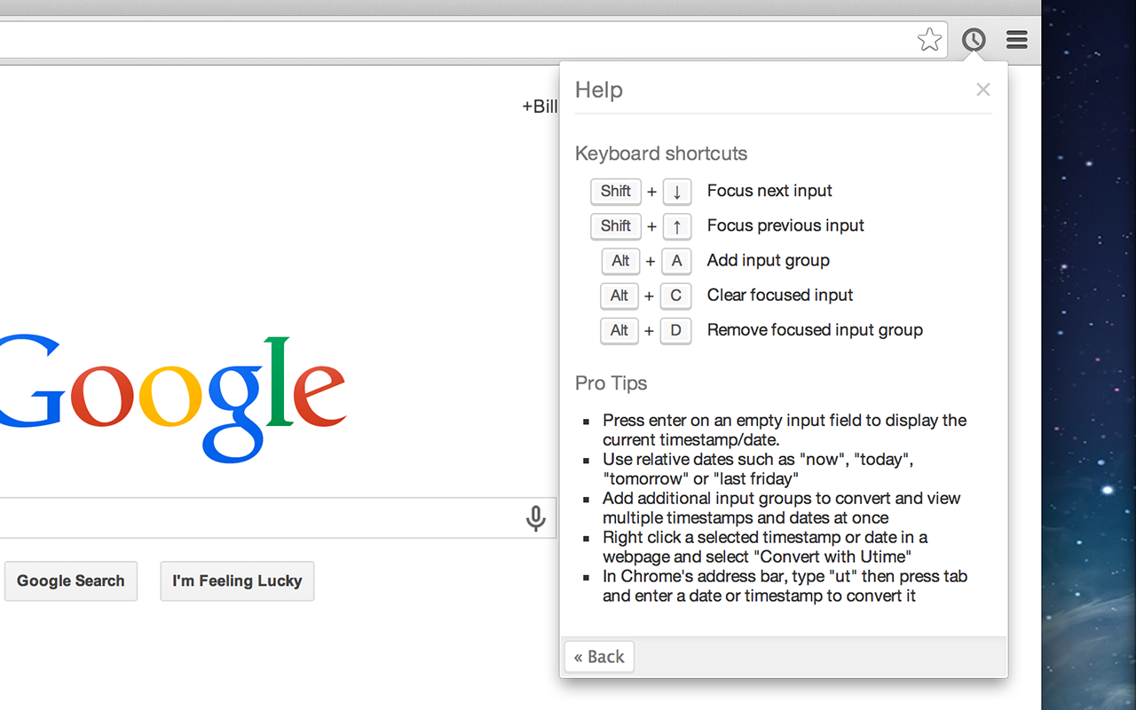 Utime chrome谷歌浏览器插件_扩展第2张截图