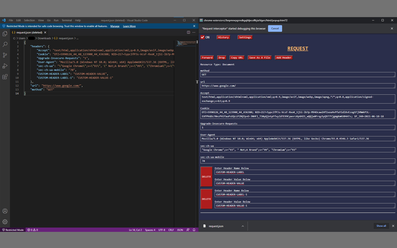 Request Interceptor chrome谷歌浏览器插件_扩展第3张截图