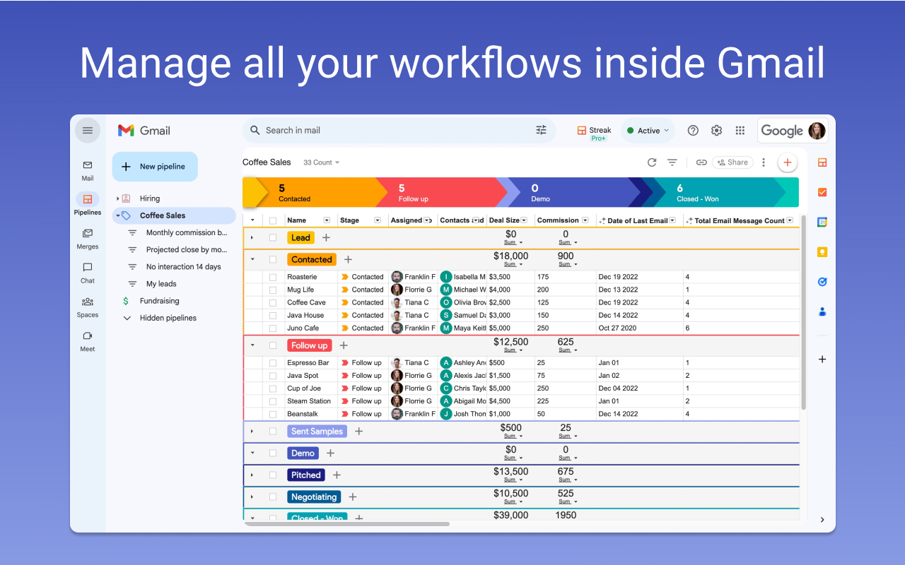 Streak CRM for Gmail chrome谷歌浏览器插件_扩展第5张截图