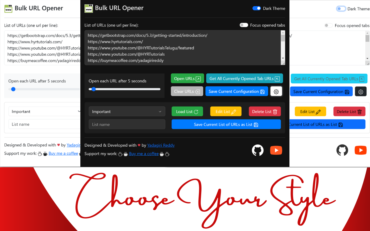 Bulk URL Opener chrome谷歌浏览器插件_扩展第1张截图