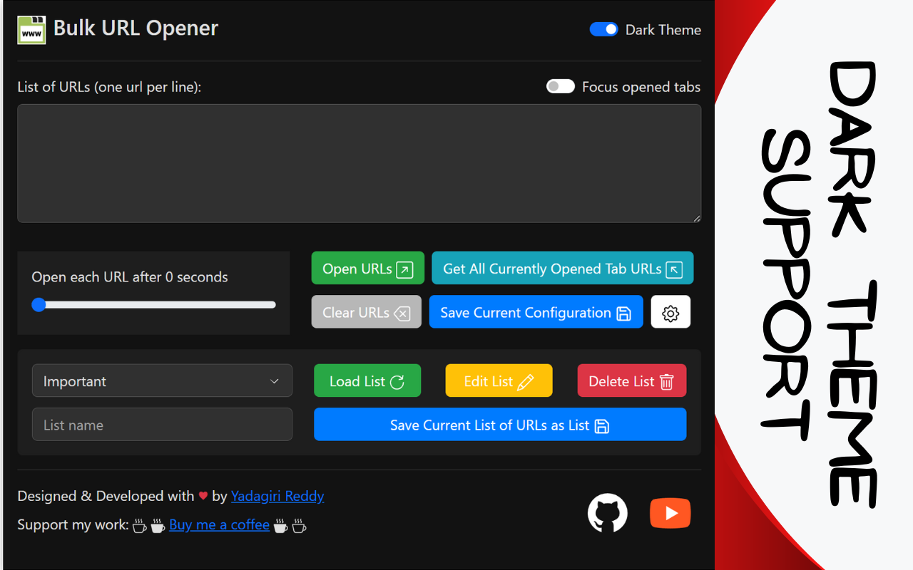 Bulk URL Opener chrome谷歌浏览器插件_扩展第4张截图