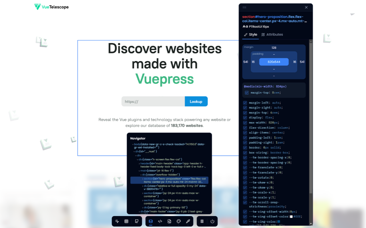 Inspect CSS chrome谷歌浏览器插件_扩展第2张截图