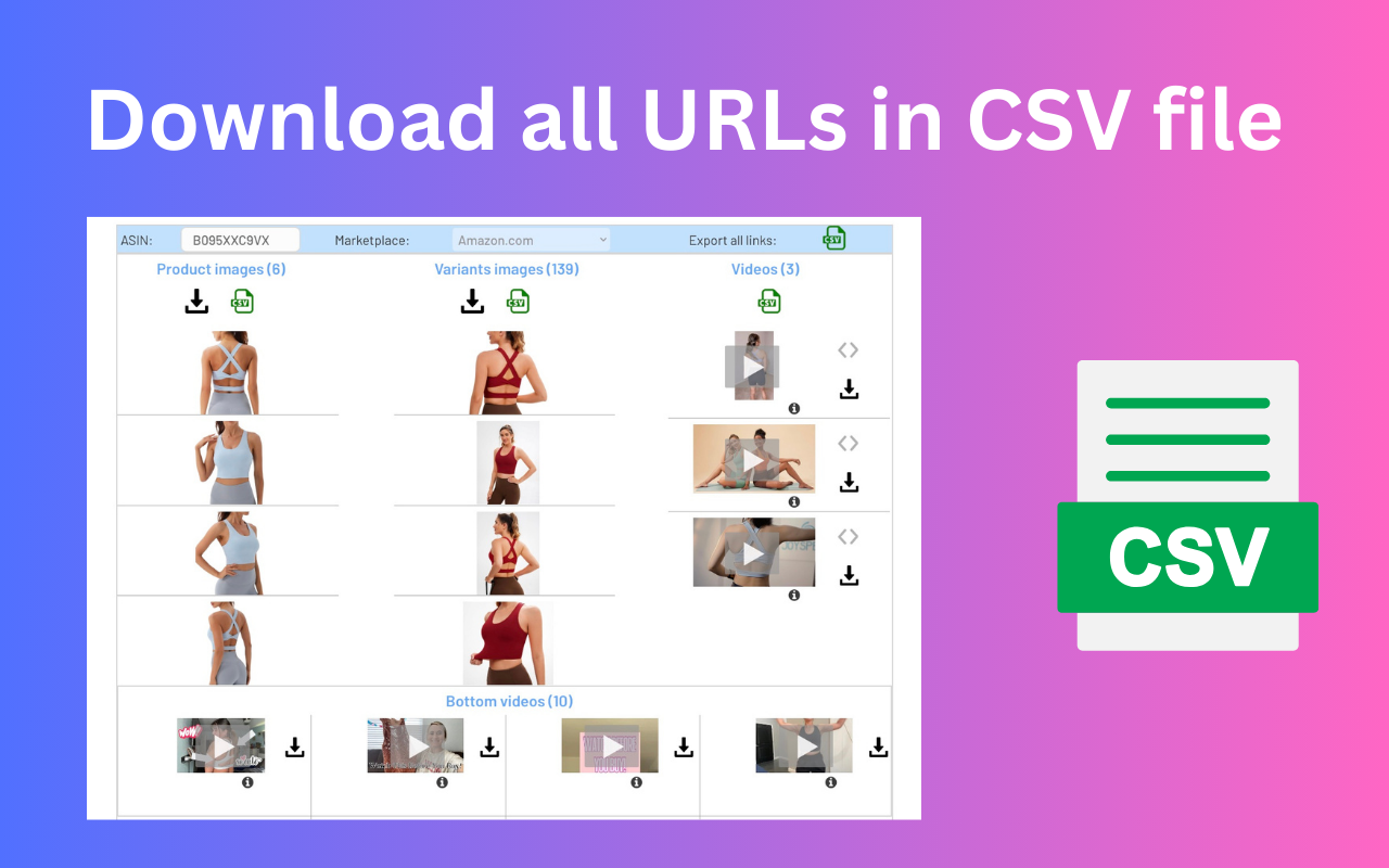 AMZ Downloader - Amazon Videos and Images chrome谷歌浏览器插件_扩展第2张截图