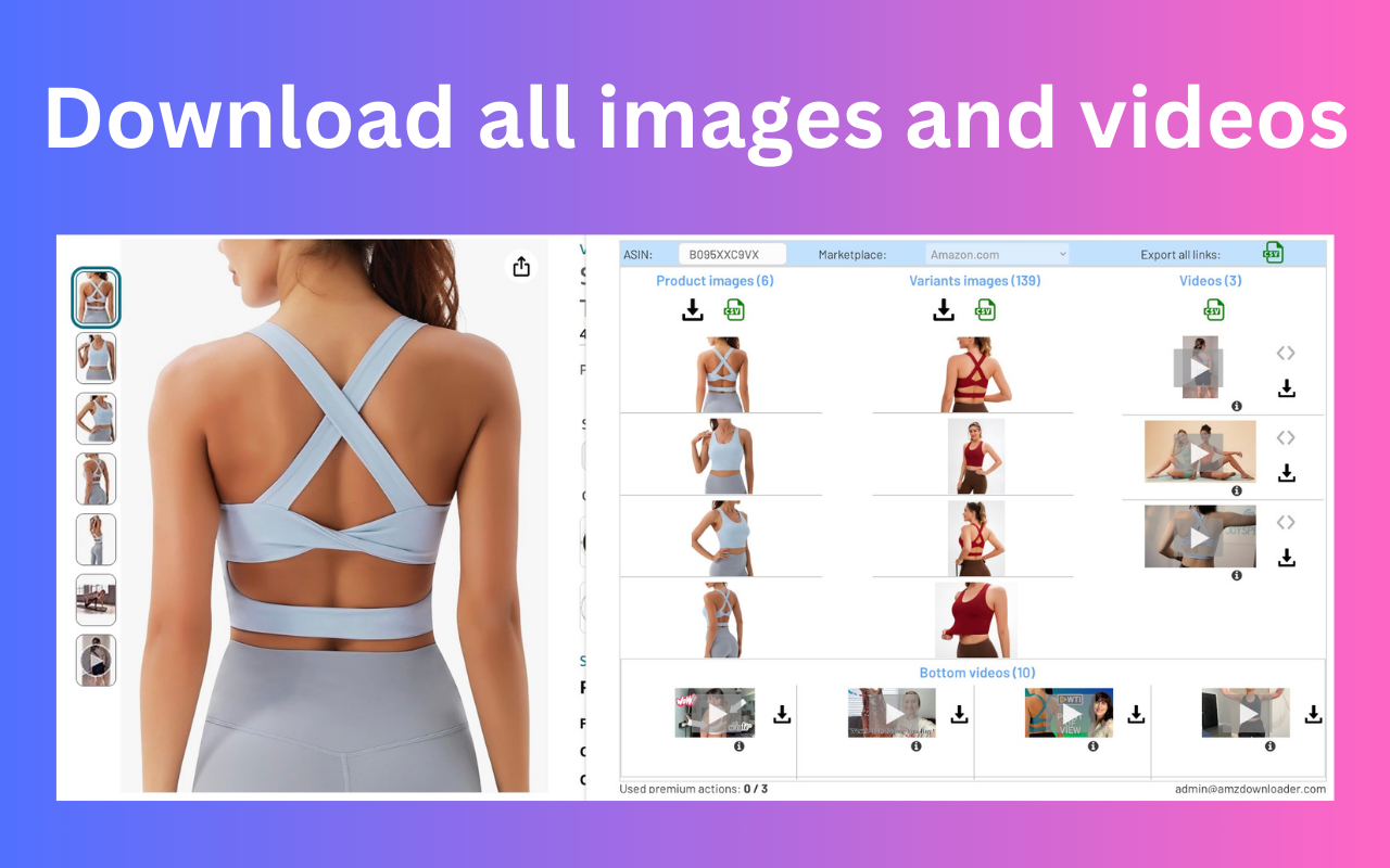 AMZ Downloader - Amazon Videos and Images chrome谷歌浏览器插件_扩展第3张截图