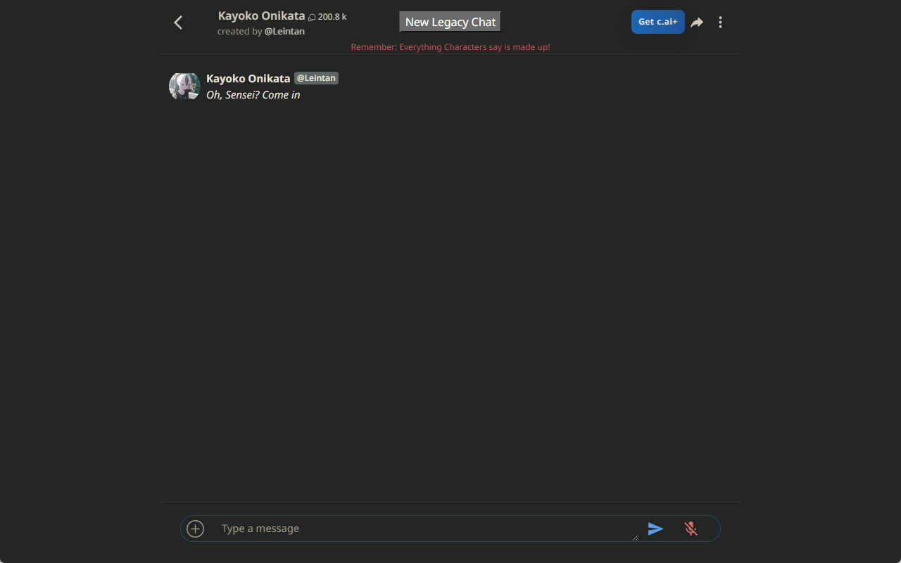 Character.AI legacy chats chrome谷歌浏览器插件_扩展第1张截图