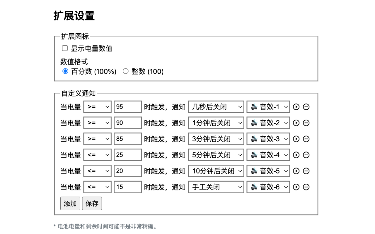 电池状态 chrome谷歌浏览器插件_扩展第4张截图