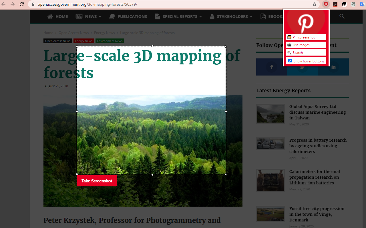 Pinterest Love: Pinterest Screenshot Saver++ chrome谷歌浏览器插件_扩展第3张截图